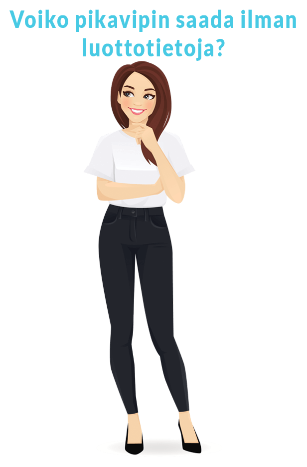 Hae pikavippi ilman luottotietoja näistä lainapalveluista
